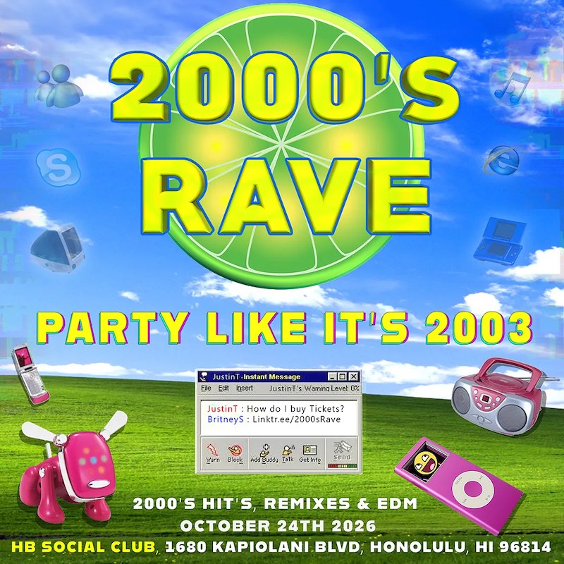 2000s Rave — official event artwork