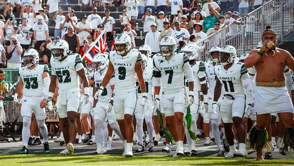 Rainbow Warriors football — representative September 2026 team photograph, not this matchup