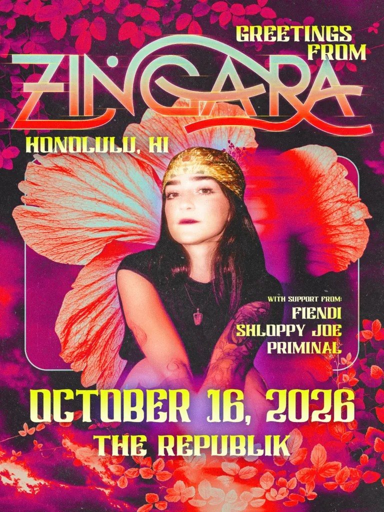Official event artwork for Zingara.