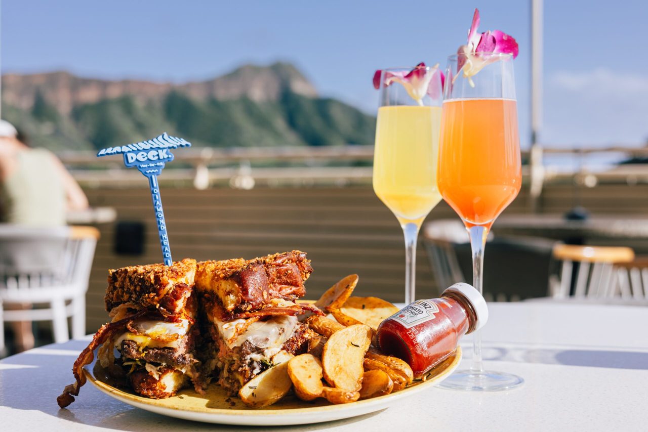 Food and drinks with Diamond Head views at DECK. Waikīkī