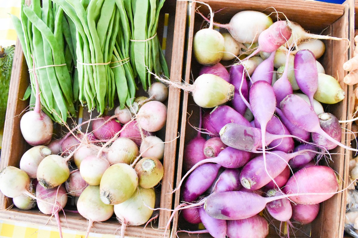 Produce featured on the organizer’s KCC Farmers Market page.