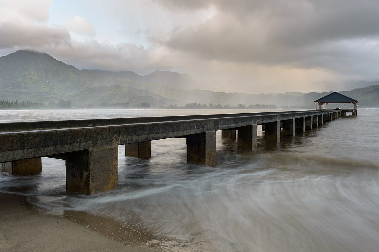 Hanalei Pier, Hanalei Bay