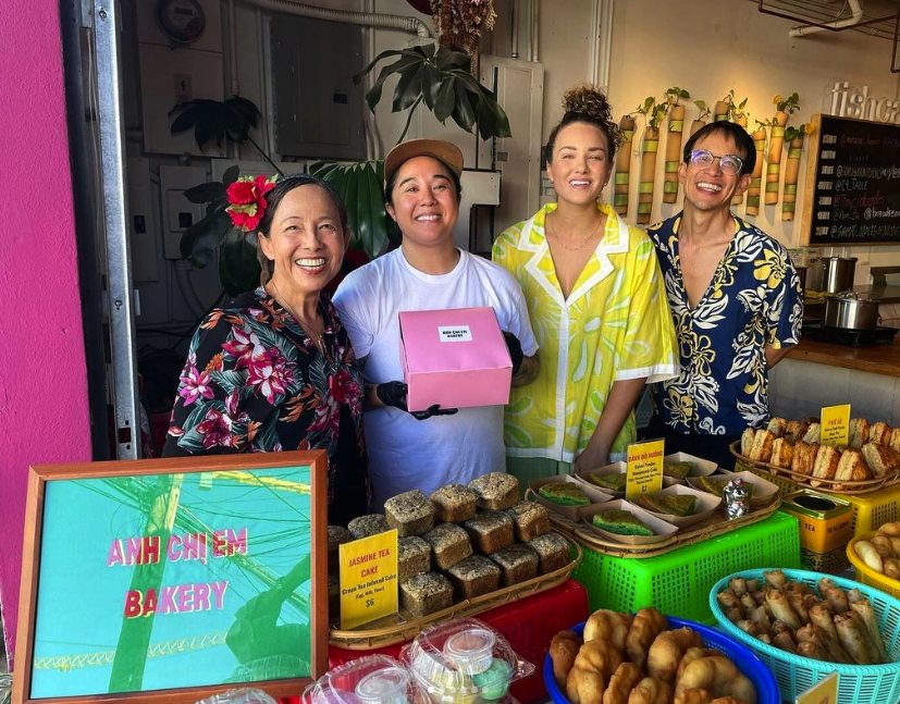 Anh Chi Em Bakery team and baked goods in Fishcake’s vendor directory