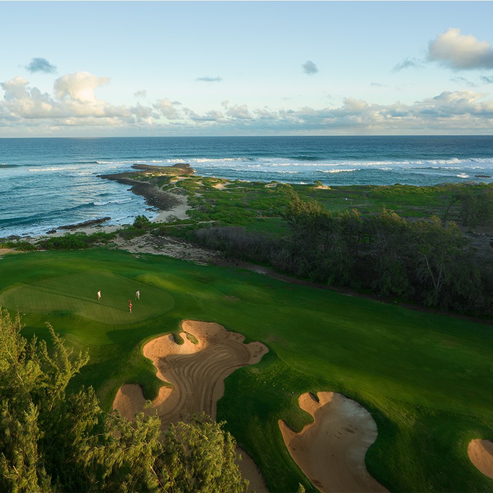 Arnold Palmer Course, hole 17, at Turtle Bay.