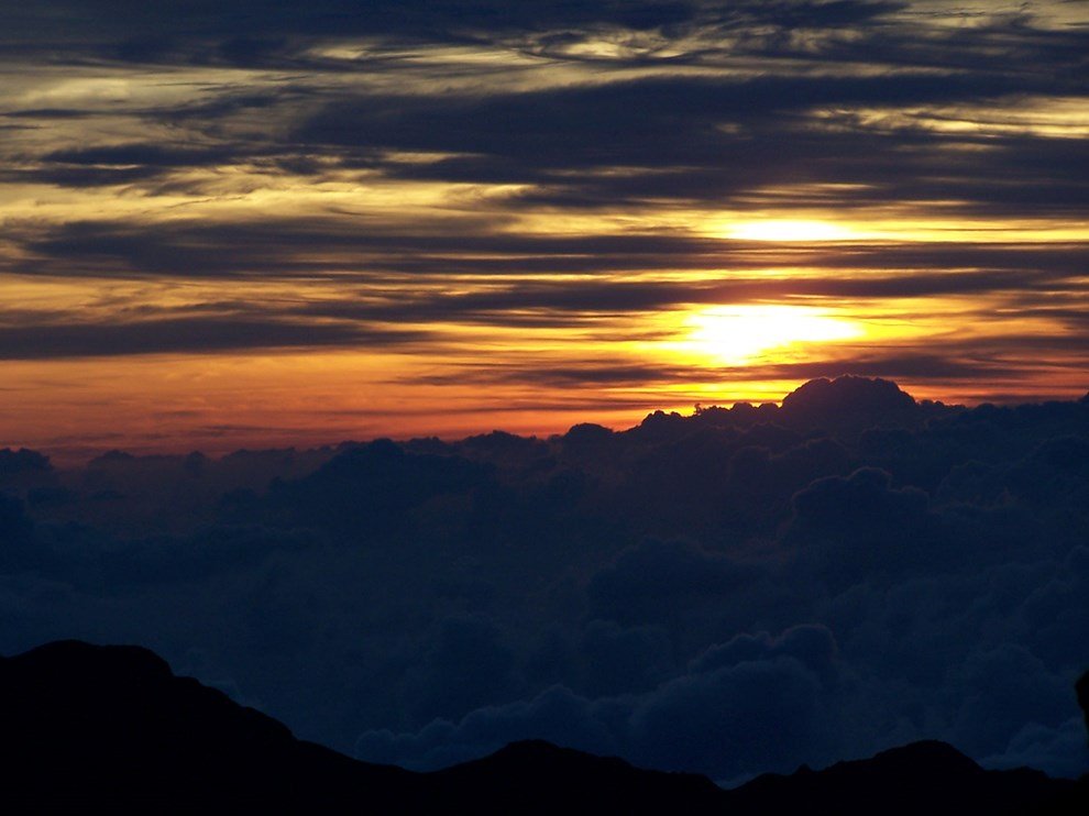 Sunset from Haleakalā National Park.
