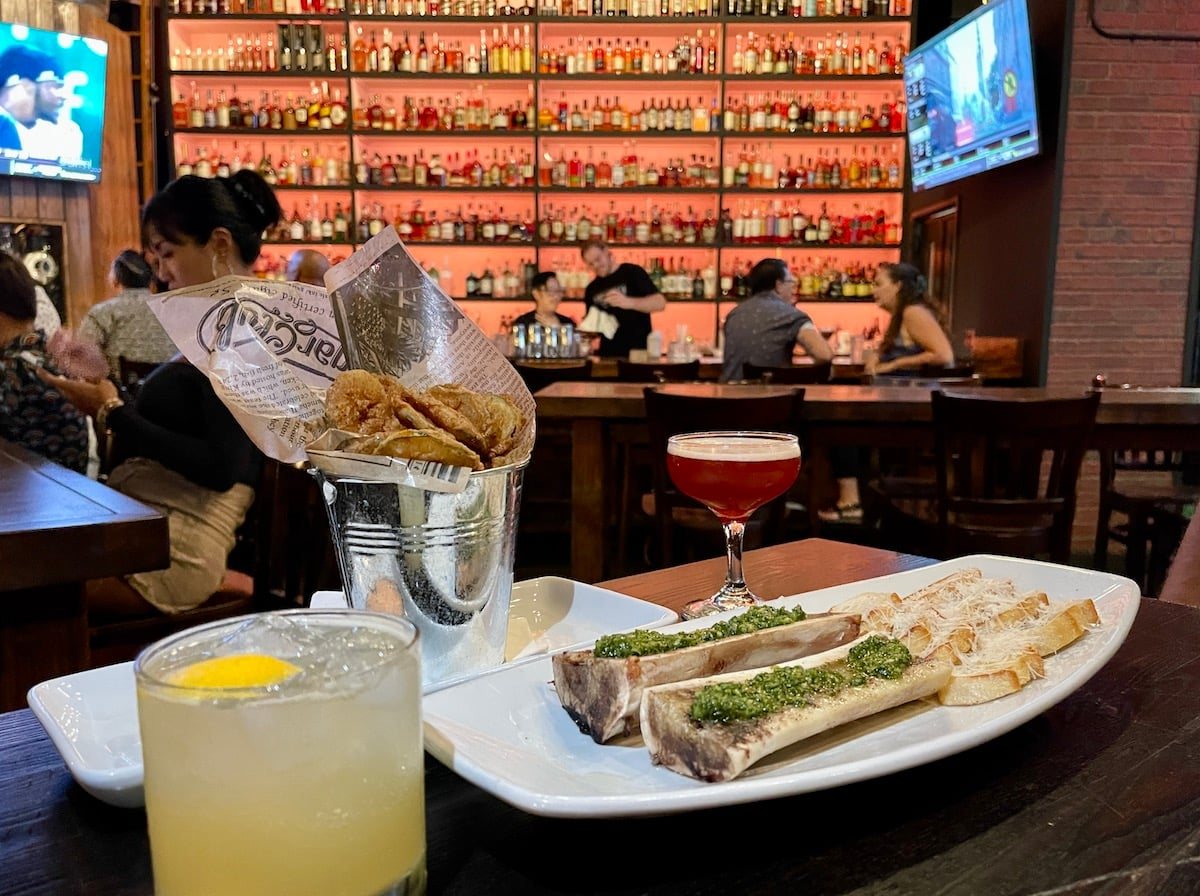 Food and drinks at Pint + Jigger in the Ala Moana Hotel