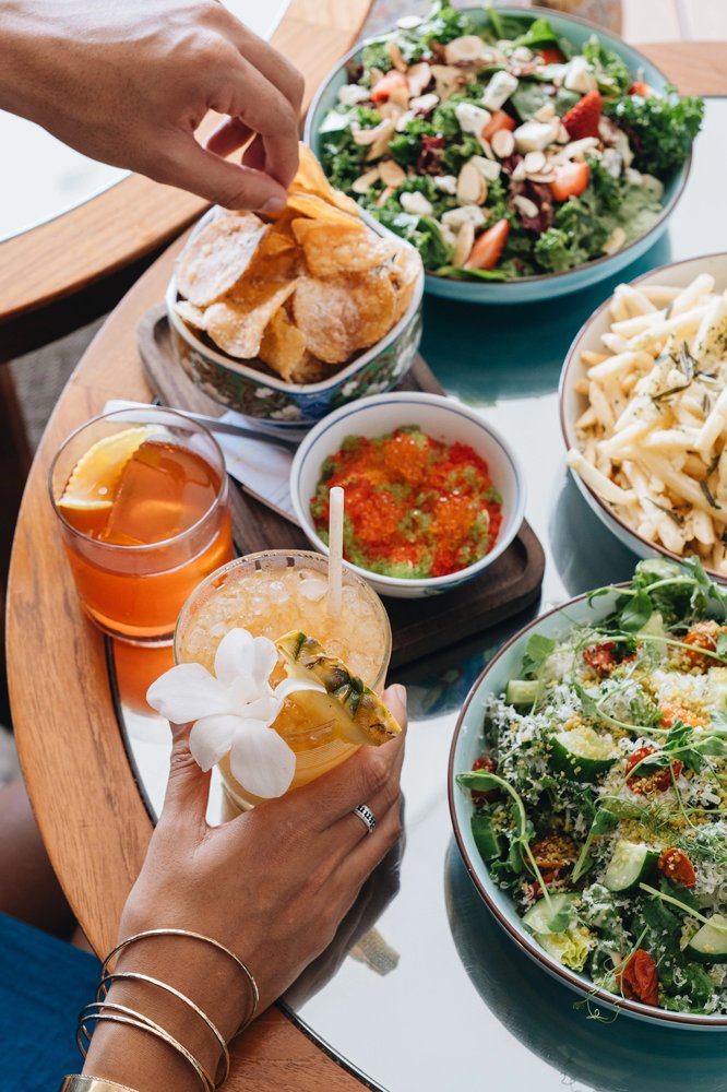 Hau Tree Pau Hana food spread