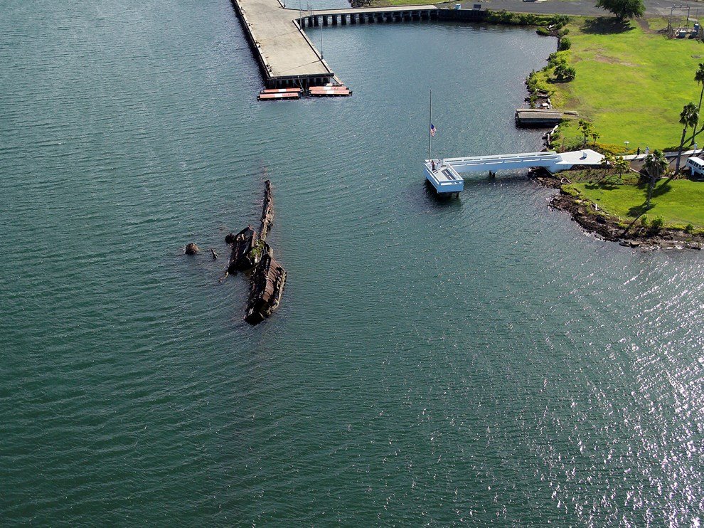 USS Utah wreck and memorial access off Ford Island.