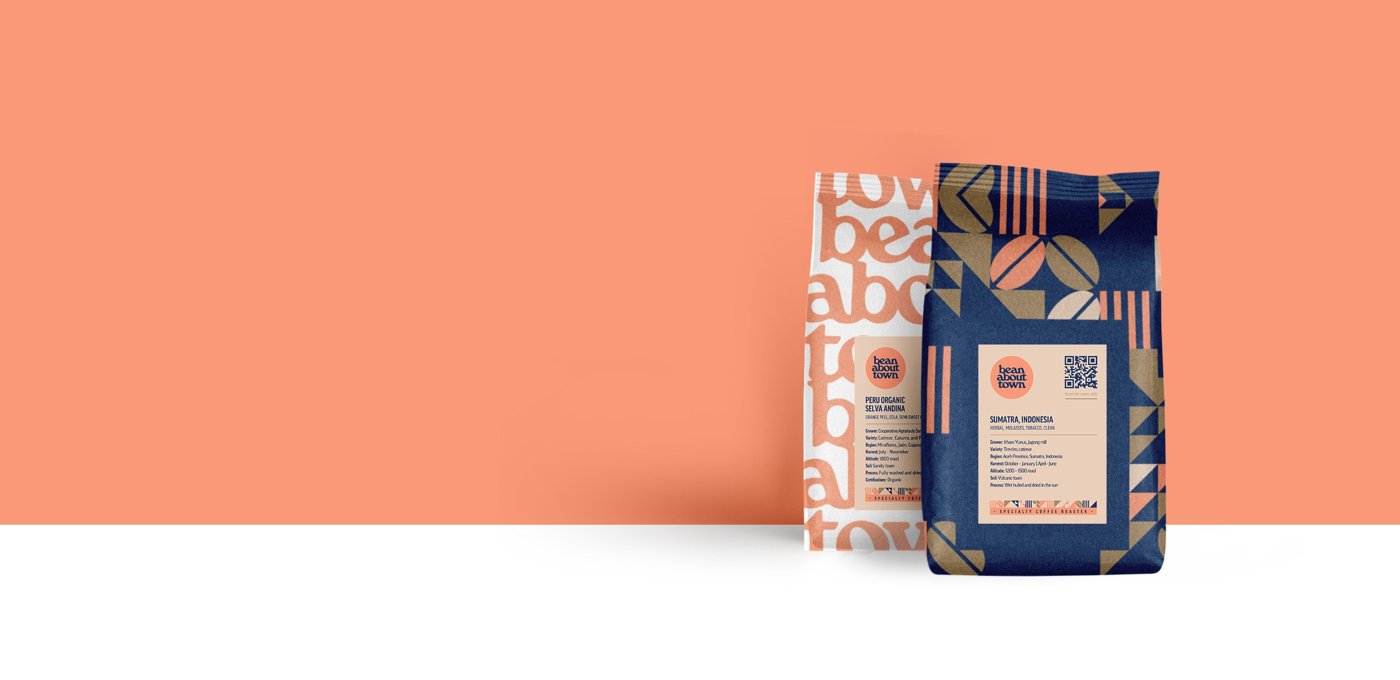 Packaged coffee — Bean About Town official brand photograph; branch not identified