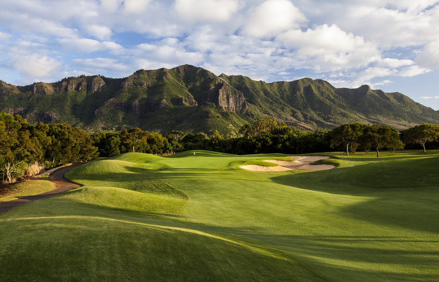 17th fairway at Puakea Golf Course