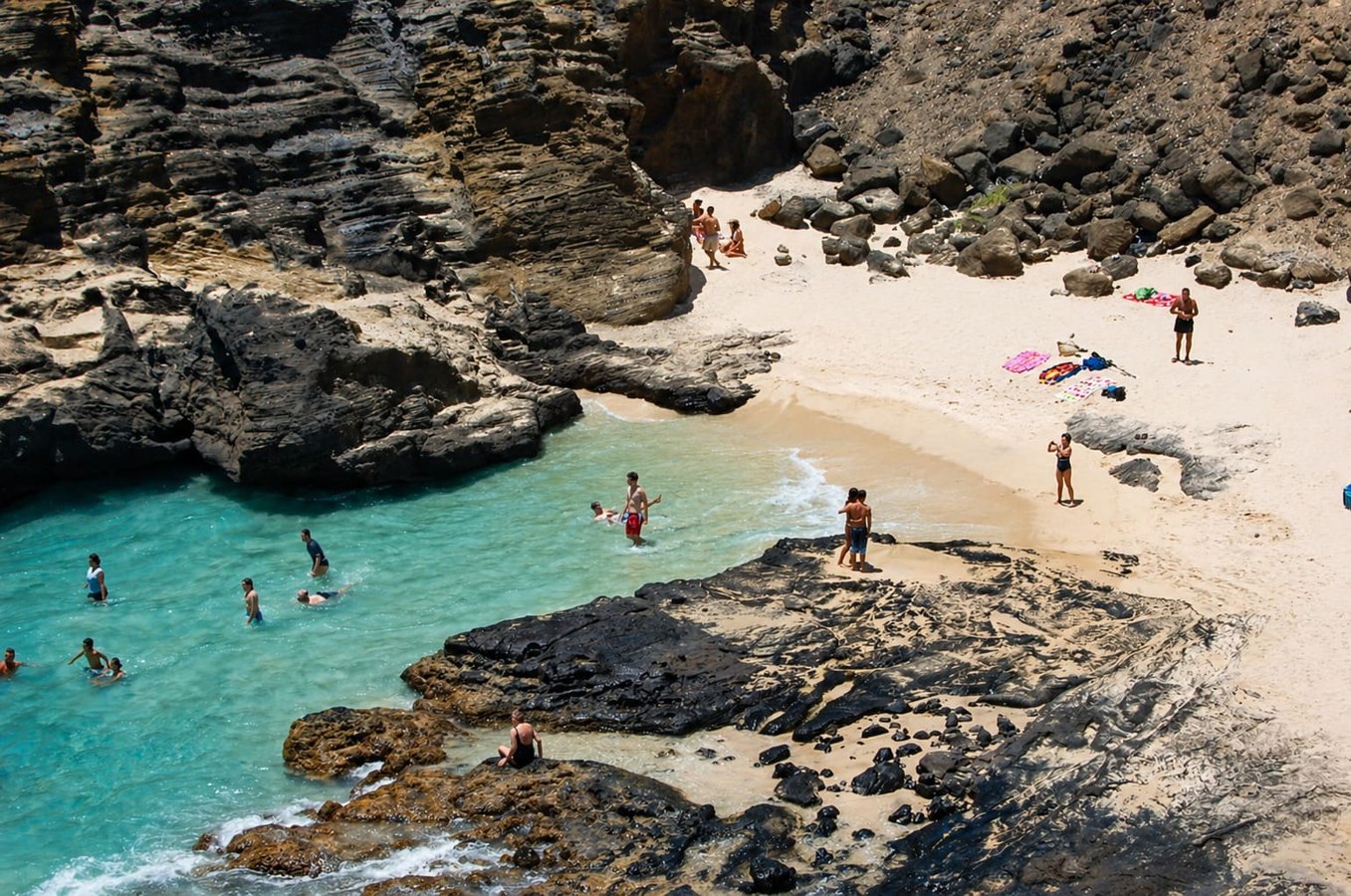 Hālona Cove — source photograph