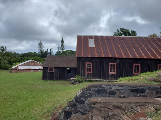 The restored R.W. Meyer Sugar Mill at Molokaʻi Museum & Cultural Center.