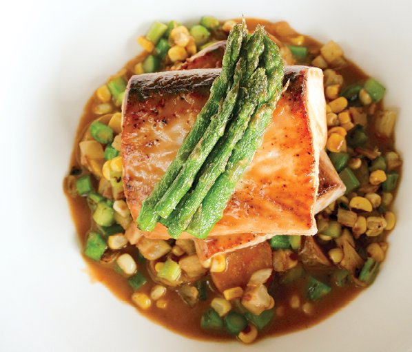 Fish dish at Moon and Turtle — archival official restaurant photograph