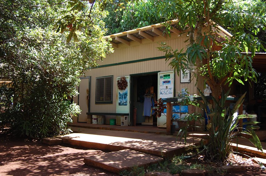 Purdy’s Natural Macadamia Nut Farm visitor building.