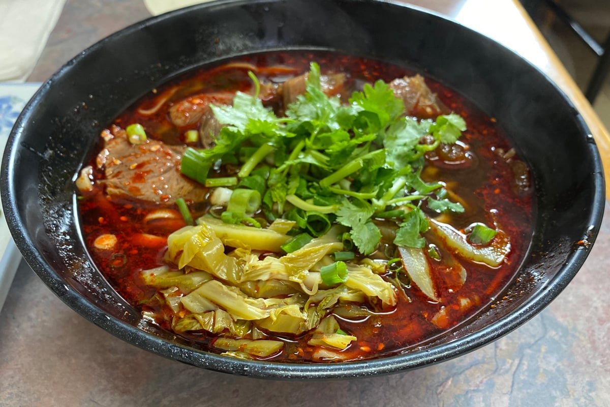 Taiwanese beef noodle soup at Season’s Ice & Eatery