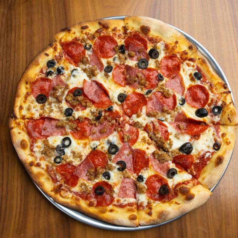 Pizza from J. Dolan’s; branch not identified in the source photograph