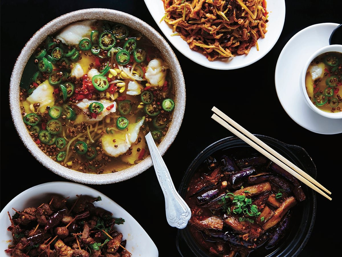 Sichuan dishes at Chengdu Taste Honolulu