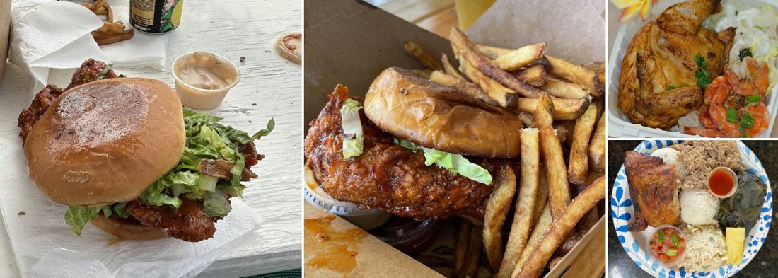 Eighty Chicken Sandwiches — venue photo collage