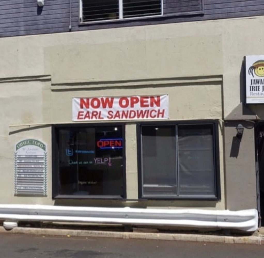 E.A.R.L. storefront — branch not identified