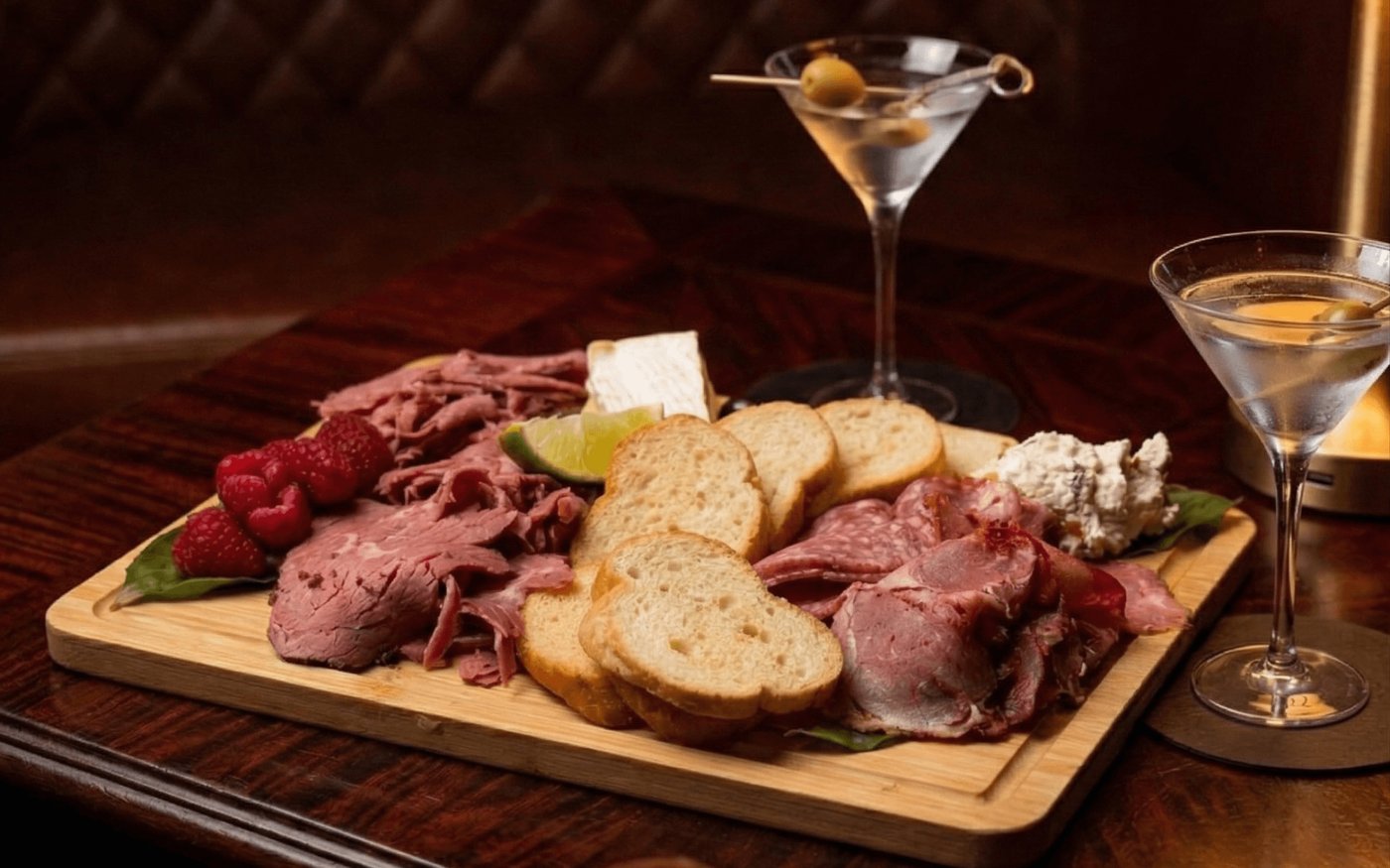 Meat and bread platter at The Surfing Pig Hawaii