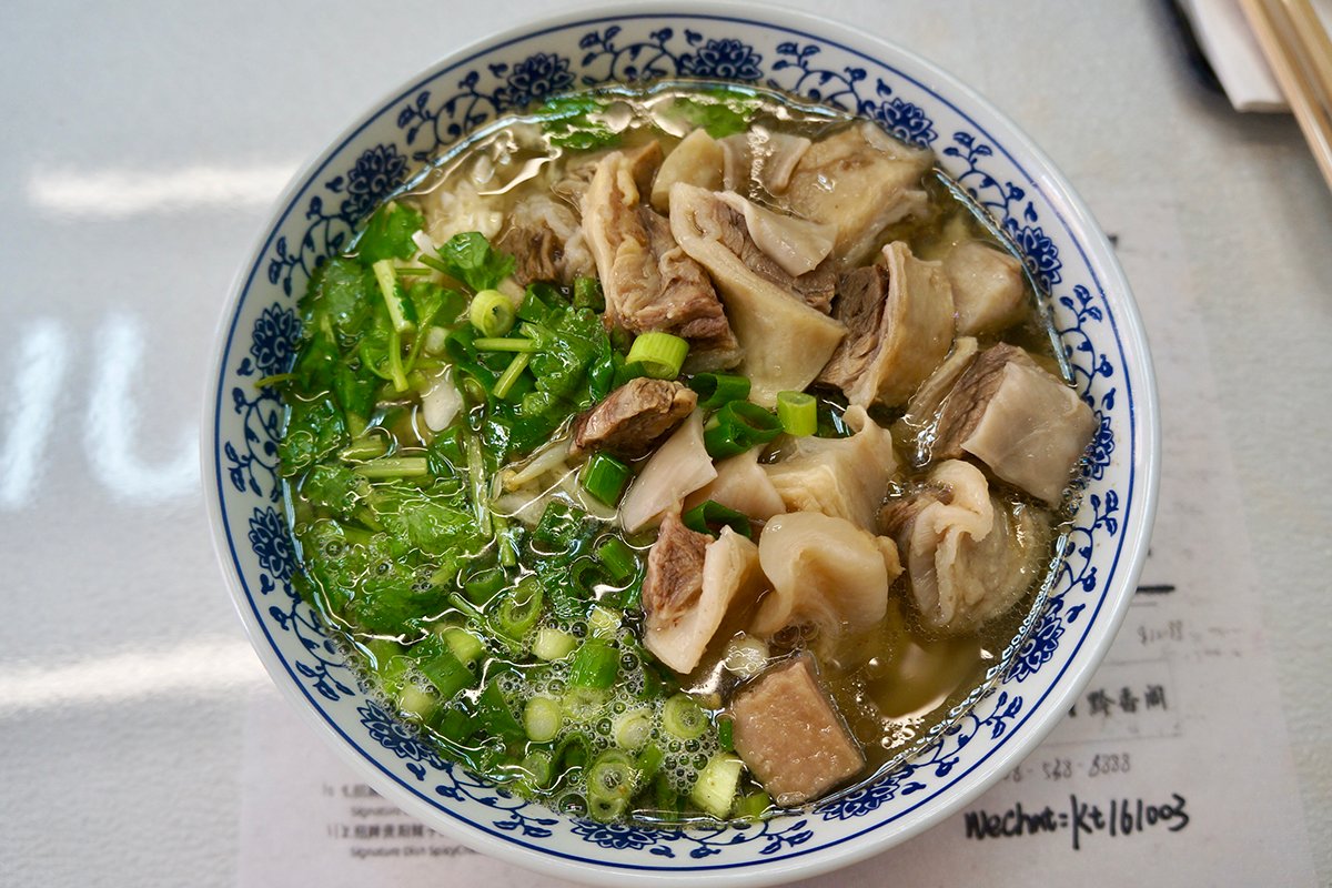 Signature beef brisket noodles at DAJI Spicy Pavilion