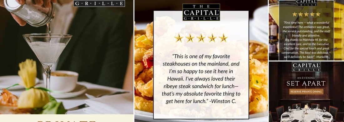 The Capital Grille - Waikiki — venue photo collage