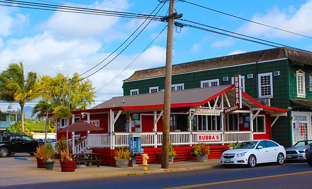 Bubba Burgers storefront in Kapaʻa