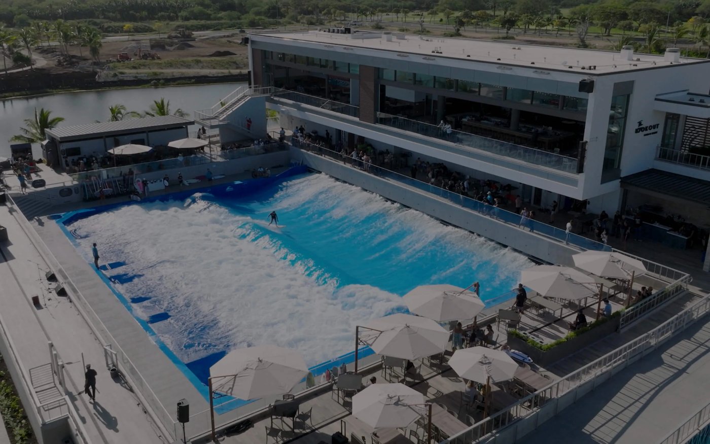 Wai Kai’s artificial wave facility.