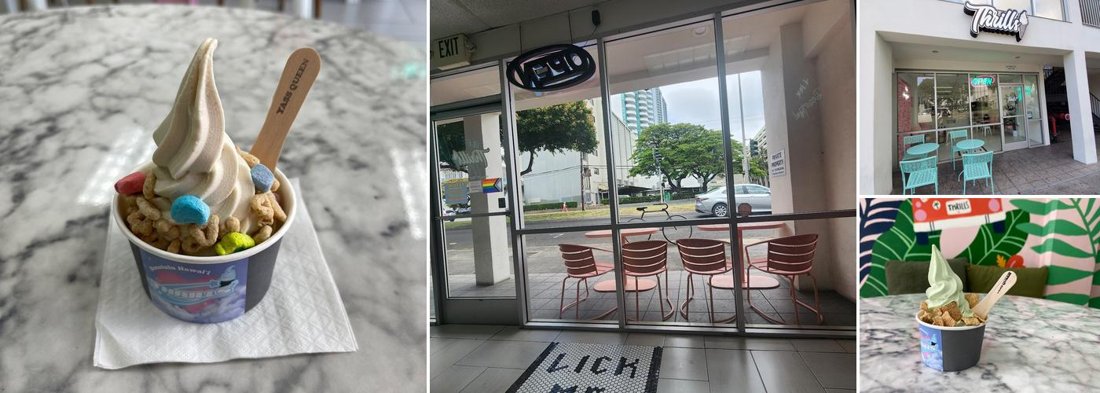 Thrills Soft Serve — venue photo collage