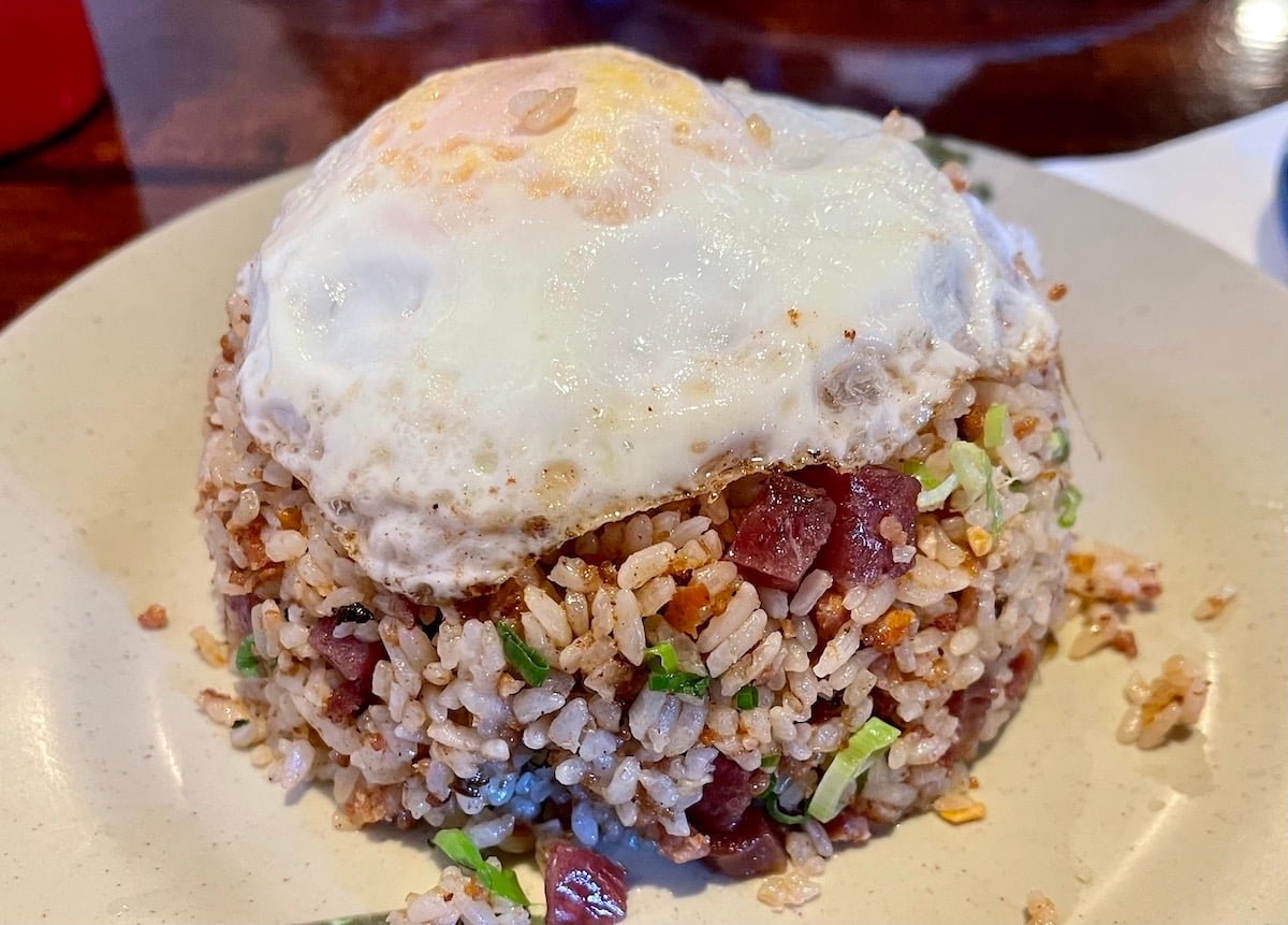 Fried rice at Asahi Grill Kaimukī