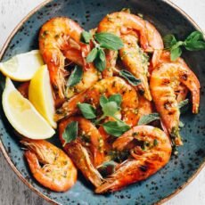 Garlic butter shrimp — Jenny’s Shrimp Truck official food photograph