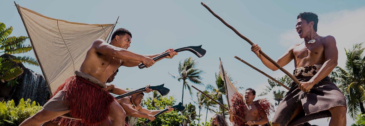 Performers in the Huki water show at Polynesian Cultural Center.