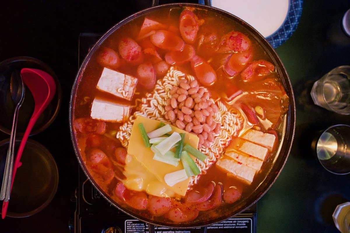 Budae jigae at Cafe Princess Pig