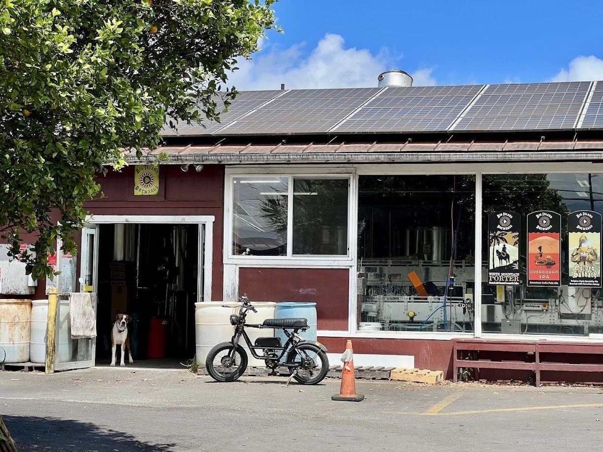 Big Island Brewhaus storefront in Waimea