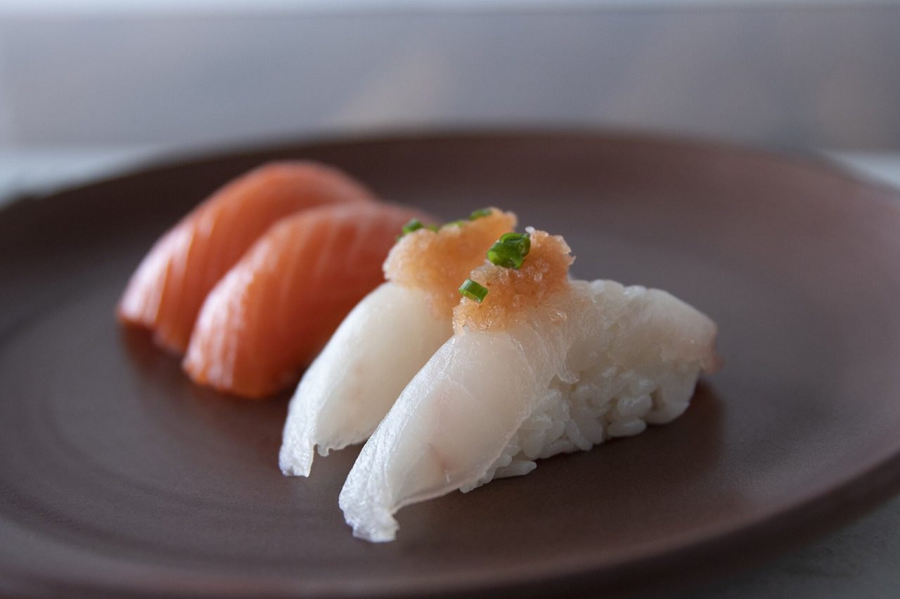 Nigiri at NUKA in Haʻikū