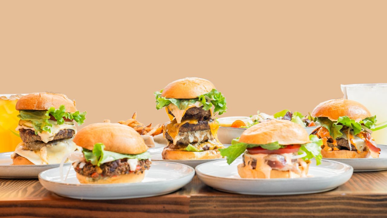 Burgers from Big Island Burger in Waikiki.