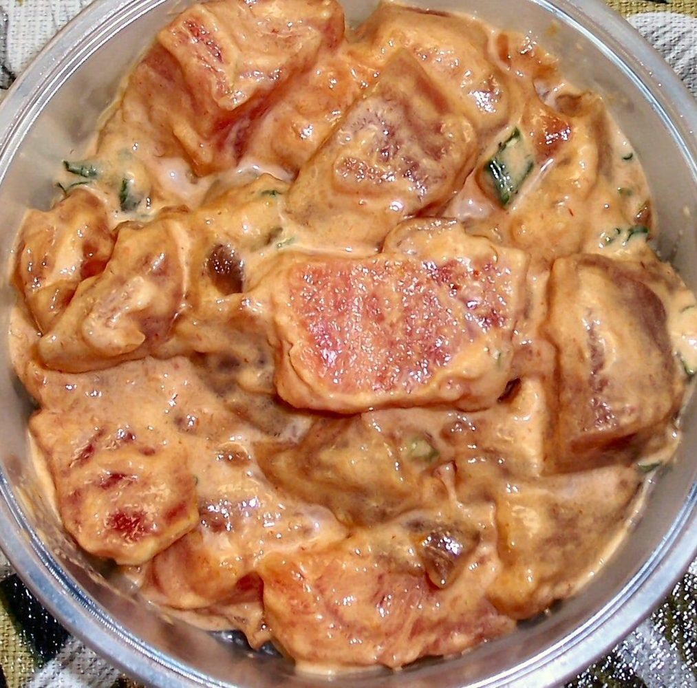 Spicy ahi poke — Fresh Catch brand food photograph