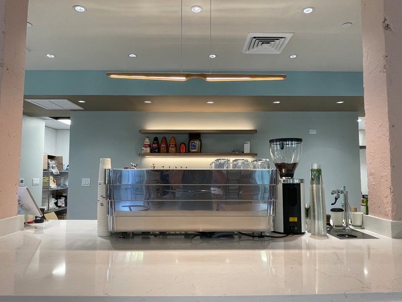 Island Brew Coffeehouse café counter