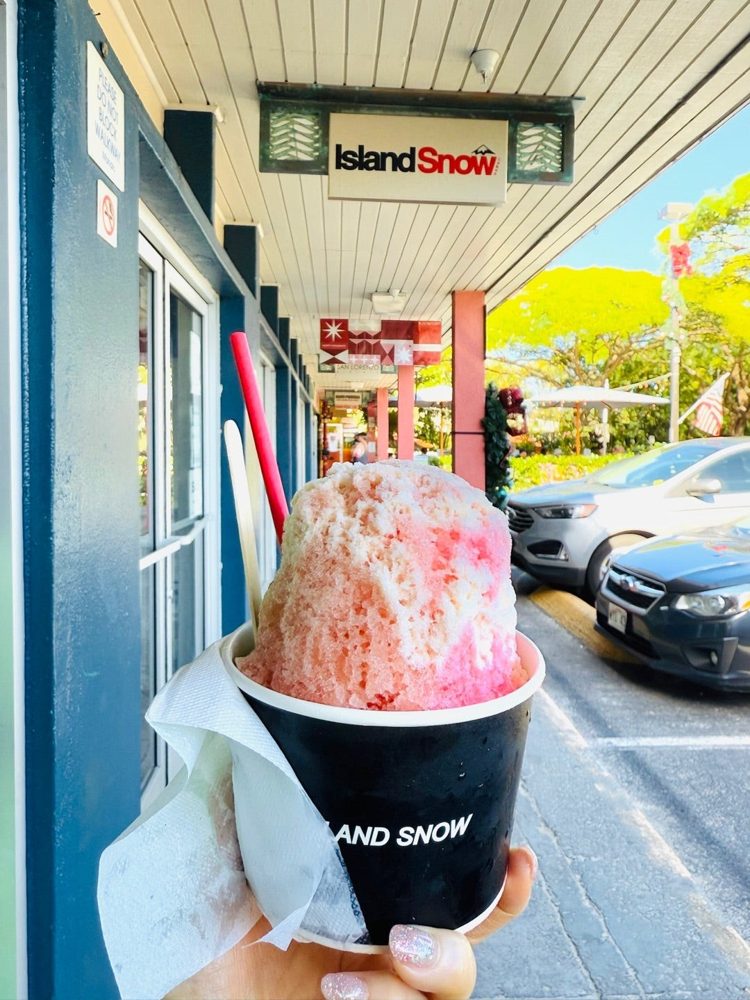 Island Snow shave ice — brand-level food photograph