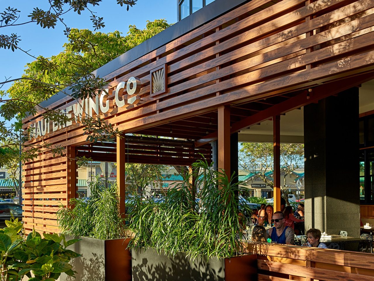 Maui Brewing Co. Kailua open-air entrance