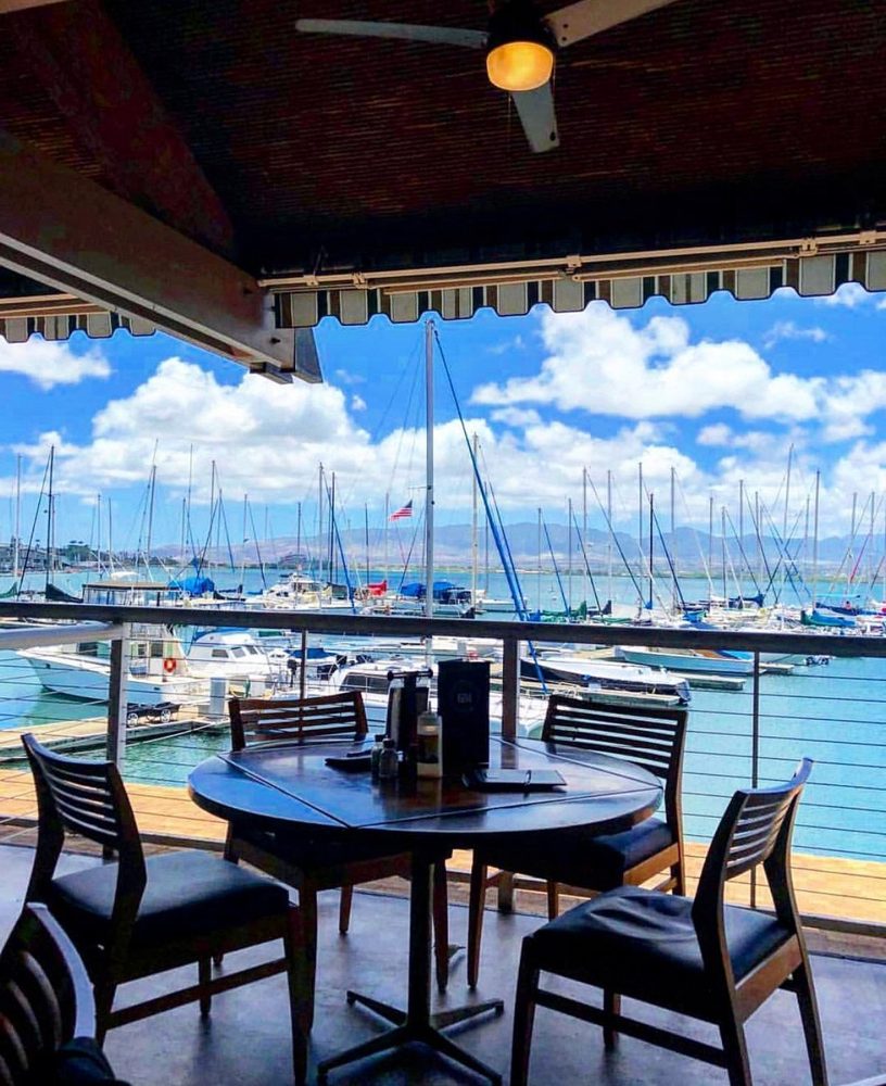 Harbor-view table at Restaurant 604, Pearl Harbor