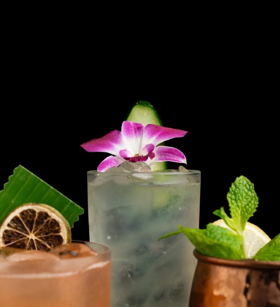 Cocktails at The WaveBar at Wai Kai