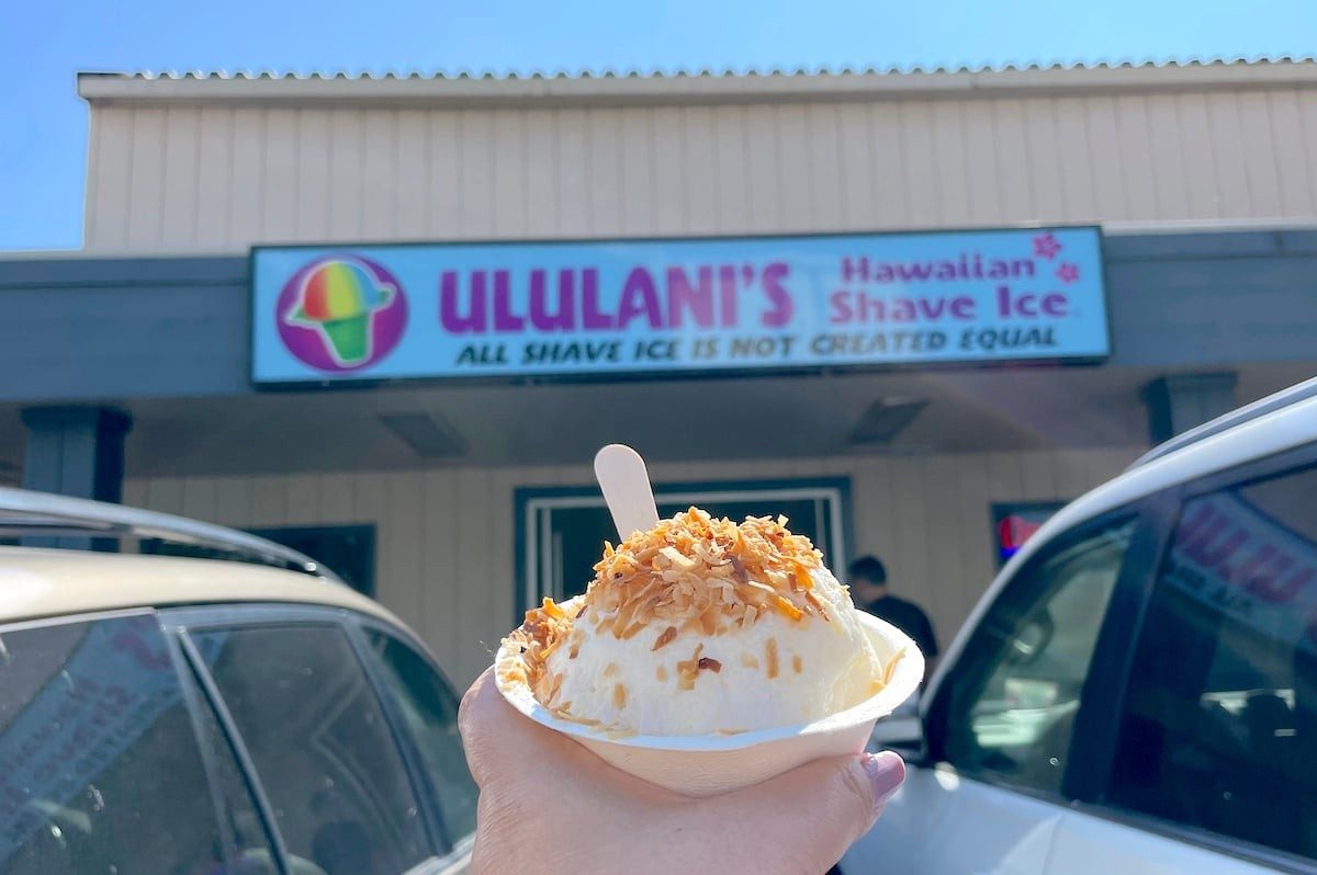 Ululani’s shave ice on Oʻahu