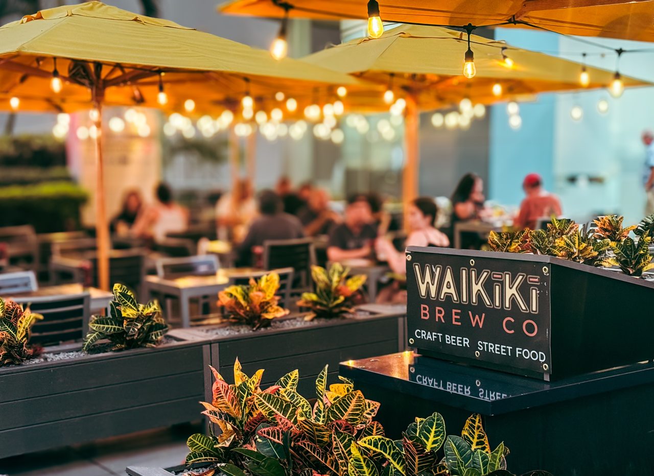Waikiki Brewing location photo supplied on its 2155 Kalakaua Avenue page.