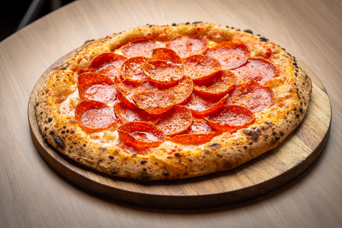 Pepperoni pizza from San Paolo Pizzeria in Waikiki
