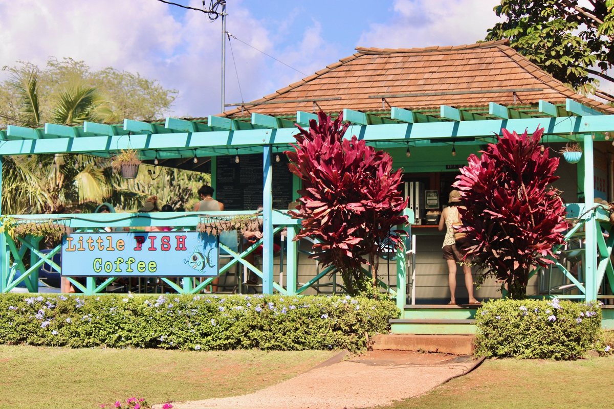 Little Fish Coffee at its Poipu location.