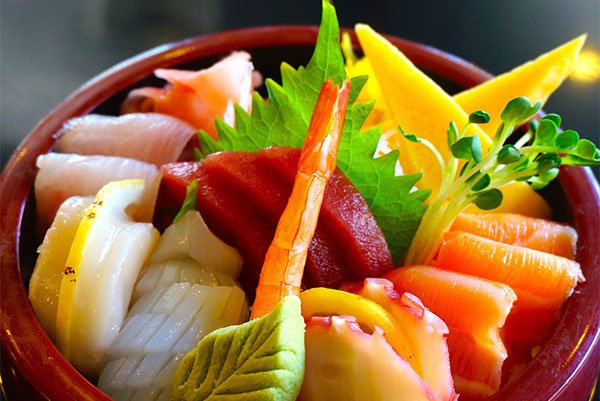 Sashimi at Furusato Sushi, Waikiki