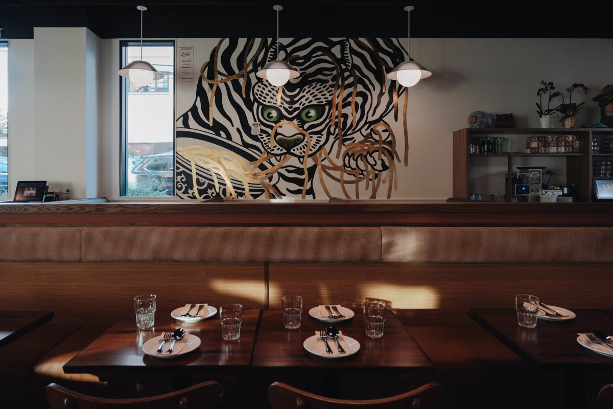 The Pig and The Lady dining room at its Kaimuki location