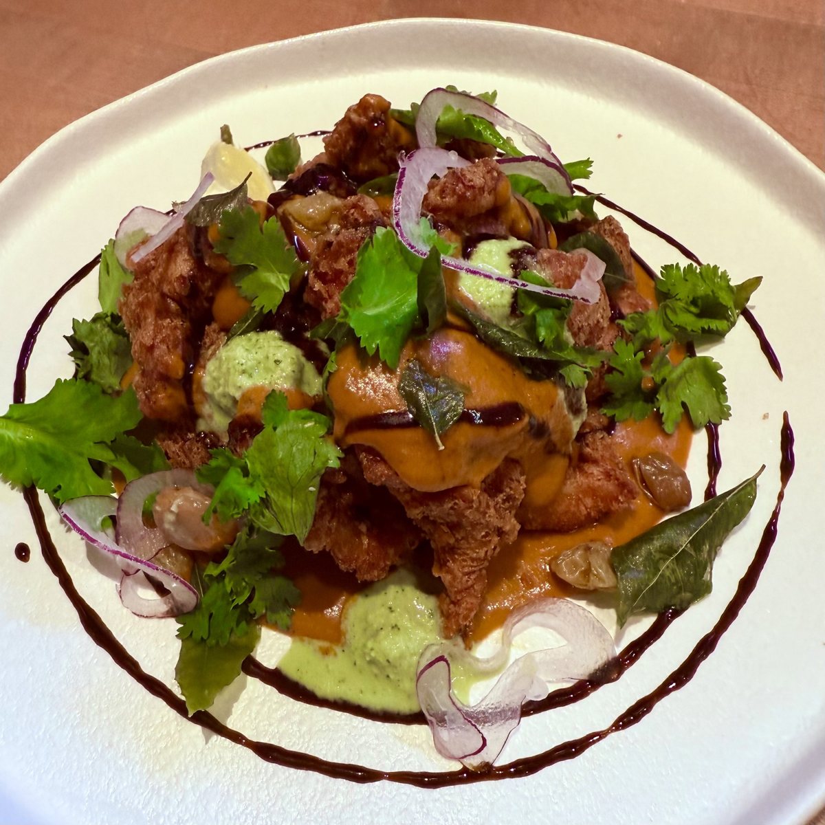 A plated dish at Koko Head Cafe.
