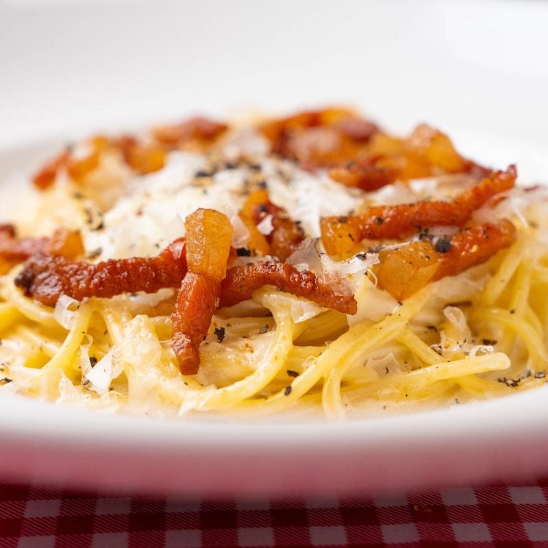Spaghetti carbonara from Arancino on Beachwalk